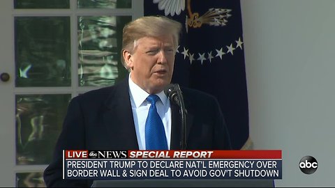 President Trump declares national emergency to pave way for US-Mexico border security upgrades