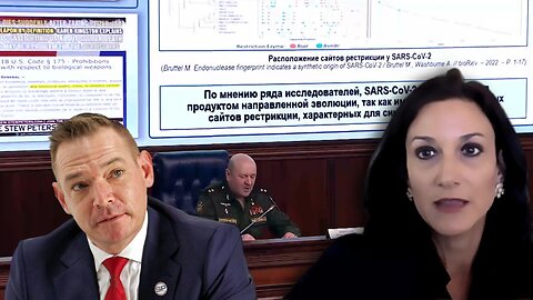 Karen Kingston dans le briefing du lieutenant-général Igor Kirillov (7 avril 2023)