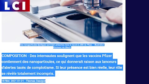 Nanoparticules dans le vaccin Pfizer-BioNTech