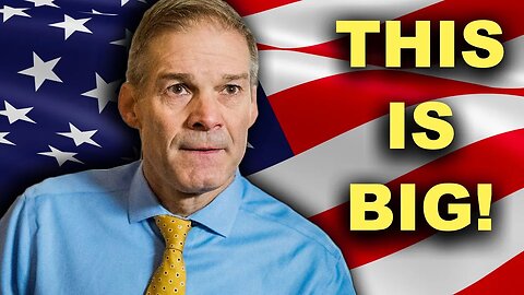 BREAKING: JIM JORDAN JUST DROPPED SOMETHING BIG!!