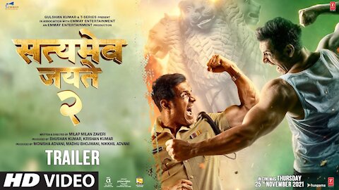 Satyameva Jayate 2 (OFFICIAL TRAILER) John Abraham, Divya Khosla Kumar _ Milap Zaveri _ Bhushan K