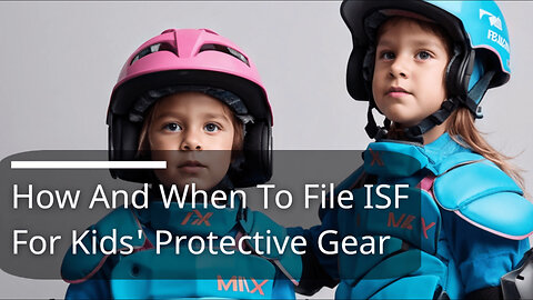 Safeguarding Children: How and When to File ISF for Kids' Protective Gear