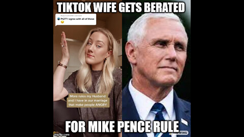 TikTok Wife Berated For Mike Pence Rule #mikepencerule #tiktok