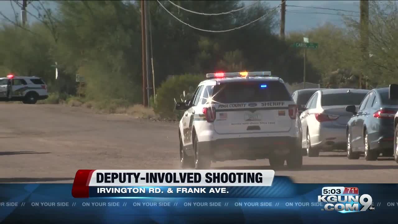 PCSD: Deputy hurt in deputy-involved shooting, one suspect in custody