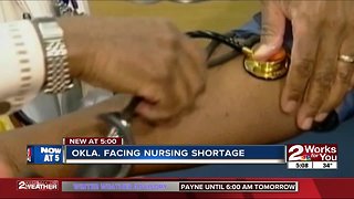 Oklahoma facing nursing shortage