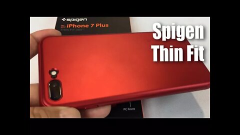 Spigen Thin Fit 360 Red iPhone 7 Plus Case Review