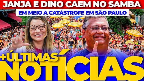 JANJA E DINO CAEM NO SAMBA EM MEIO A TRAGÉDIAS EM SÃO PAULO + AS ÚLTIMAS NOTÍCIAS