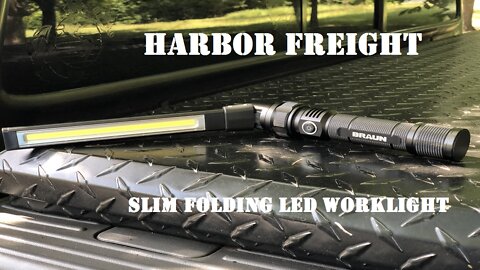 Harbor Freight Slim Folding LED Light Review