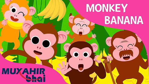 Monkey Banana-Baby Monkey _ Animal Songs