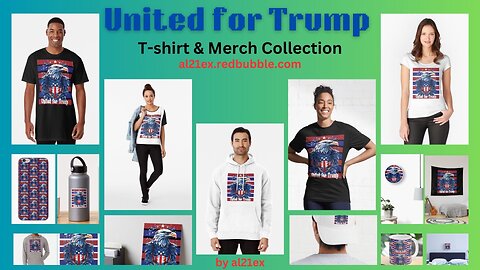 United for Trump 2024 Patriotic Family Crest Trump Shirt