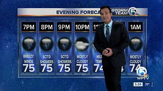 James Wieland's 6 p.m. forecast