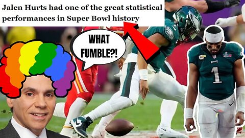 PFT Gets ROASTED by NFL Fans For IGNORING Jalen Hurts HORRIFIC FUMBLE in Super Bowl 57!