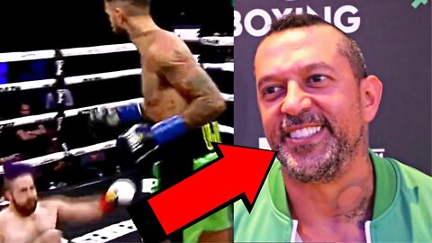 KSI'S MANAGER REACTED TO FAZE TEMPER'S 1ST ROUND KNOCKOUT | Misfits Boxing | Youtube Boxing | Boxing