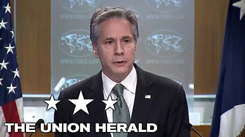 Secretary of State Antony Blinken Holds a Press Conference on the Russian Invasion of Ukraine