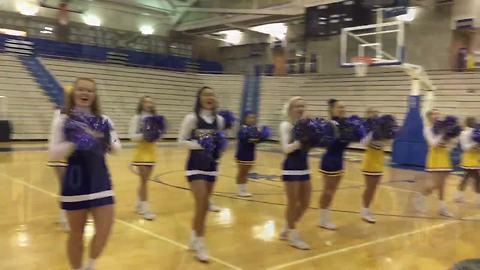 Friday Night Football Frenzy pep rally at Carmel High School