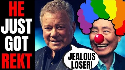 Willaims Shatner DESTROYS Jealous Loser George Takei | SLAMS Star Trek Co-Star In Interview