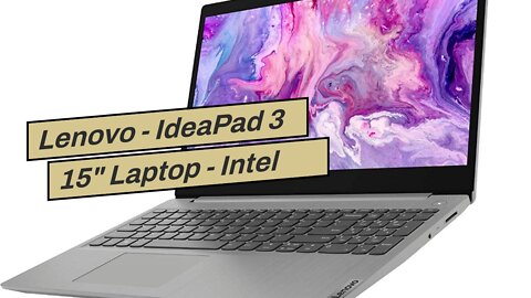 Lenovo - IdeaPad 3 15" Laptop - Intel Core i3-1005G1-8GB Memory - 256GB SSD - Platinum Grey - 8...