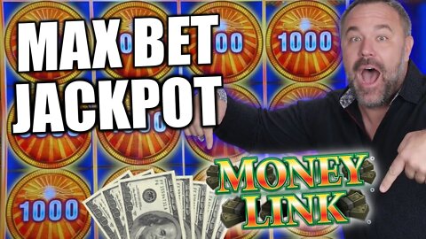 MAX BET JACKPOT For The Win On MONEY LINK HIGH LIMIT SLOT MACHINE