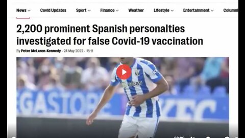 2200 FAMOUS CELEBRITIES AND POLITICIANS IN SPAIN CAUGHT PRETENDING TO GET THE COVID JAB