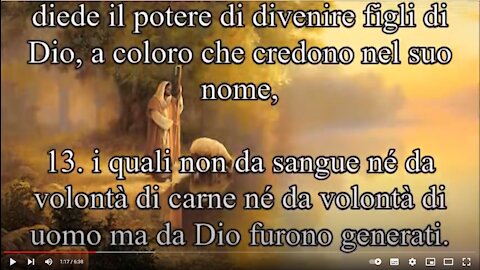 Vangelo di Giovanni~Cap 1 A quanti però lo accolsero diede il potere di divenire figli di Dio, a coloro che credono nel suo nome(di Gesù) i quali non da sangue né da volontà di carne né da volontà di uomo ma da Dio furono generati