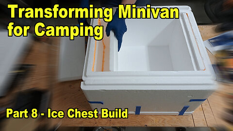 Transform Van for Camping Part 8 Ice Chest Build