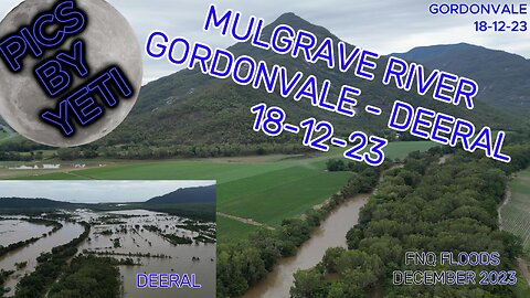 MULGRAVE RIVER IN FLOOD, F.N.Q. 18-12-2023