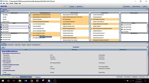 How to set up air flow measurement in CCT