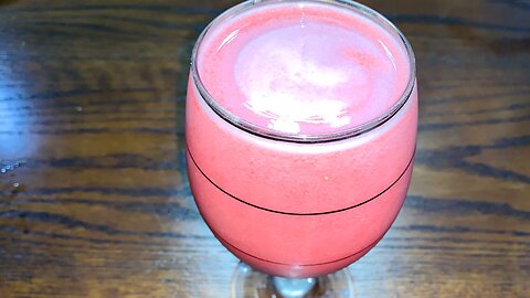 Watermelon & Strawberry Juice Recipe