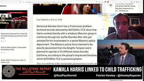 Kamala Child Sex Trafficking Scandal EXPOSED