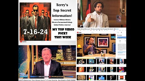 TOP SECRET! This Week's Top Three Video Revelations!