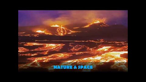 Iceland Volcano Eruption | Iceland Volcanoes 🌋| Geldingadalir volcano in Iceland| NATUREANDSPACE