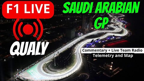 Live #Saudiarabiangp Qualy | Team radio live | Live Timing and GPS Map