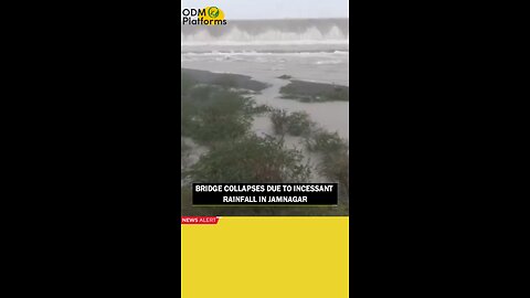 Bridge Collapses, Road Blocked After Heavy Rainfall in Gujarat’s Jamnagar 🌧️