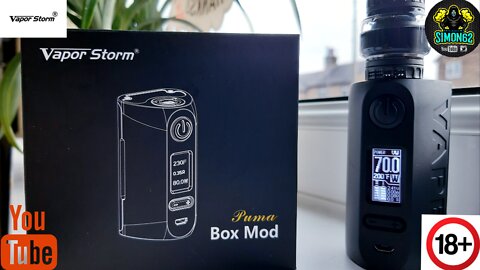 VAPOR STORM PUMA BOX MOD REVIEW #vaporstormpuma#dual18650mod#vape 🔞