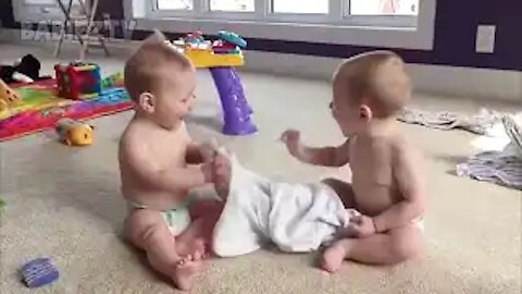 Most Cute and Funny Twins Baby Videos, that make you LAUGH Hard!