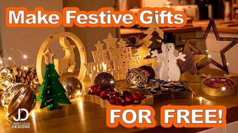 Make Christmas and festive gifts for free on your CNC router