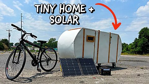 Building A Tiny Home Bike Camper For A Homeless Guy | Full Build