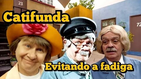 Escolinha do Professor Raimundo: Dona Catifunda evitando a fadiga 😅