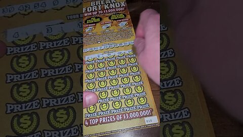 Playing $30 Lottery Tickets Fort Knox Scratch Offs