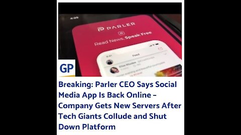 Parler is BACK BABY!