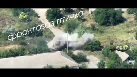 Mortar firing position hit with Russian artillery in Kherson