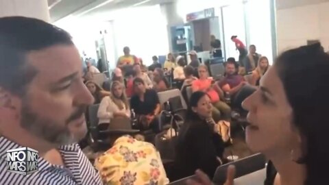 Ted Cruz Owns Liberal Crockpot Harassing Him At D.C. Airport