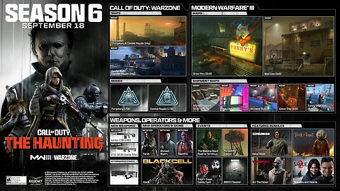 Call of Duty Warzone & Modern Warfare III - Official The Haunting - Season 6 Launch Trailer