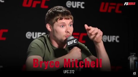 UFC #11 Featherweight Bryce Mitchell calls out the Biden family corruption in Ukraine.