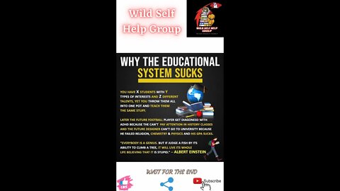 🔥Why the education system sucks🔥#shorts🔥#motivation🔥#wildselfhelpgroup🔥23 march 2022🔥