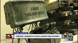 Military explosives found in Pine