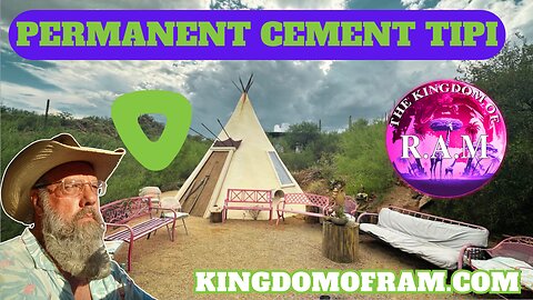 How I Built a Permanent Cement Tipi