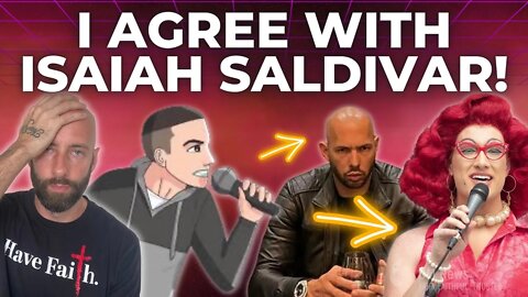 I AGREE with @IsaiahSaldivar about THIS! Andrew Tate becomes a Muslim | Jon Clash