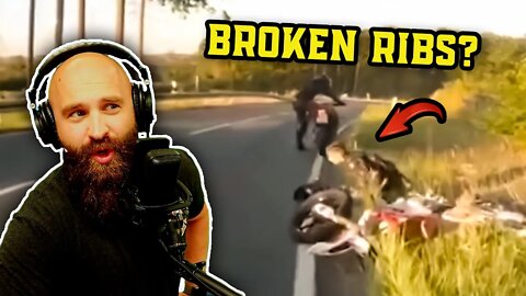 Brutal High-Side Takes This Biker's Breath Away