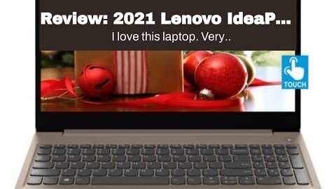 Review: 2021 Lenovo IdeaPad 3 15.6" HD Touch Screen Laptop, Intel Dual-Core i3-10110U Up to 4.1...